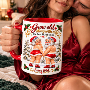 Santa Old Couple Accent Mug - Personalized Christmas Gifts For Couple 04nalu201026-Homacus