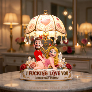 Funny Couple Acrylic Light Box Personalized Gifts For Couple 01NAQN020626-Homacus