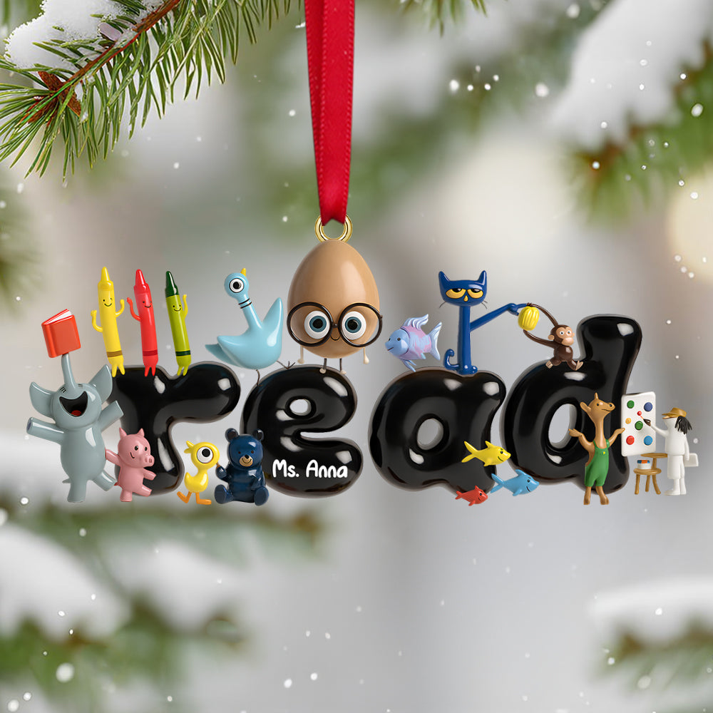 Teacher Christmas Ornament Personalized Gifts For Christmas 04natn061125-Homacus