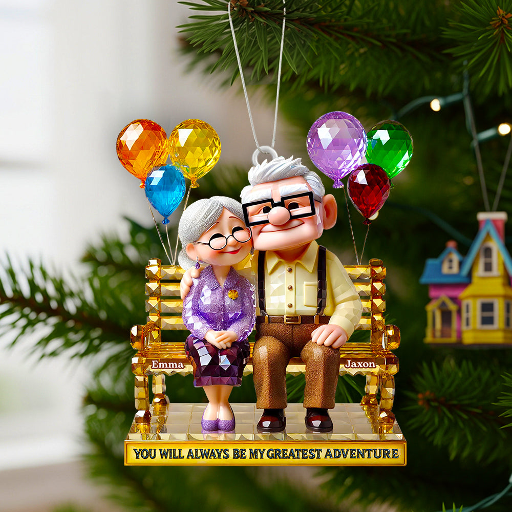 Christmas Romantic Couple Ornament Personalized Gifts For Couple 03TGDT050925-Homacus
