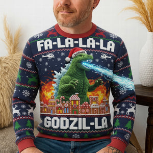 Holiday Monster Ugly Sweater - Personalized Gifts For Movie Fans 04naqn161025-Homacus