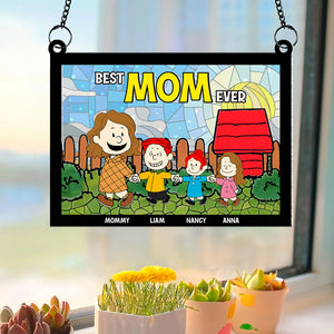 Personalized Gifts For Mom Suncatcher Window Hanging Ornament 03kapu230424da Mother's Day-Homacus
