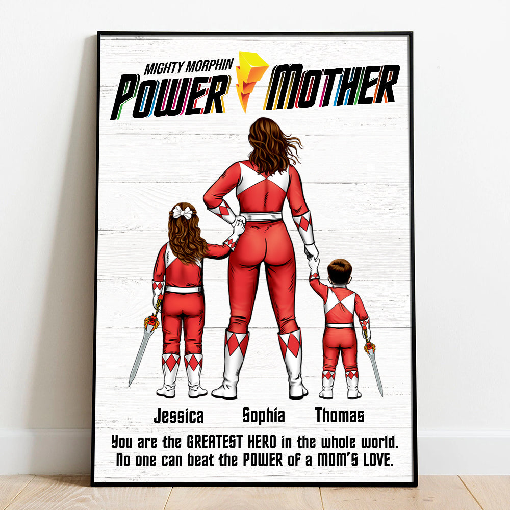 Power Dad Canvas Poster - Personalized Gift For Father 07HUDT120523-Homacus