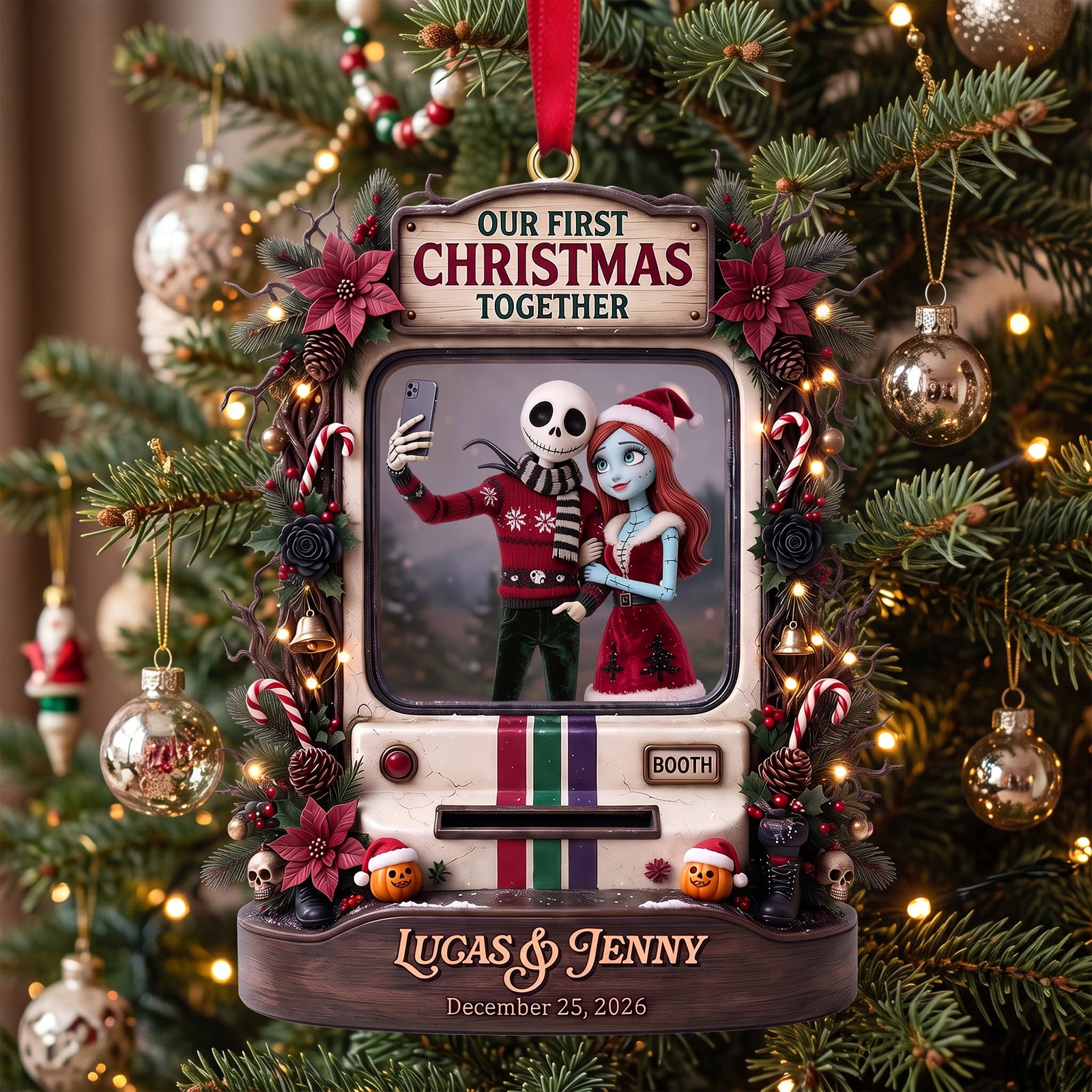 Our Christmas Together Acrylic Ornament – Personalized Gifts For Couple 06TOTN010826-Homacus