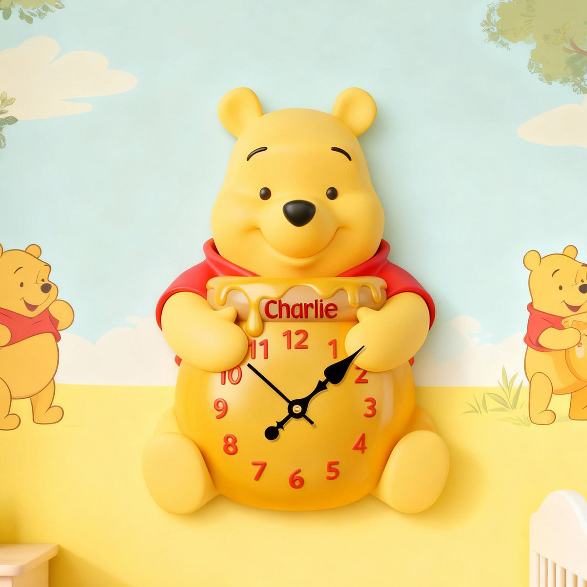 Cute Character Wall Clock - Personalized Gifts For Loved Ones 06hymg291225-Homacus