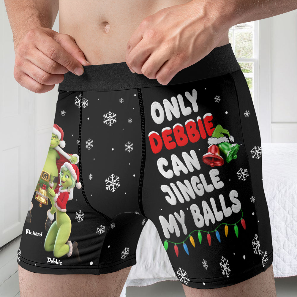 Naughty Couple Men's Boxers - Personalized Christmas Gifts For Him 03ohqn150925-Homacus