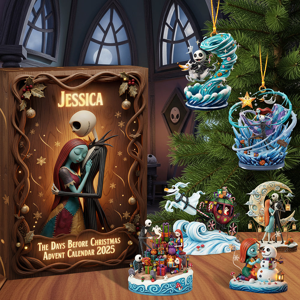 Christmas Family Advent Calendar Acrylic Blind Box - Personalized Gifts For Family 04pata181125-Homacus