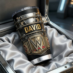 Wrestling Champion 20oz Tumbler - Personalized Gift 02PALU240226-Homacus