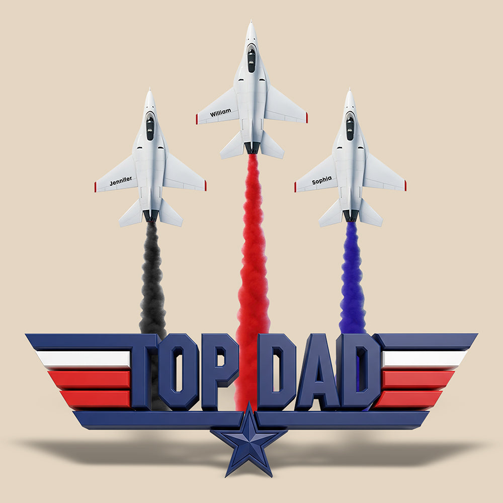 Top Dad Acrylic Plaque - Personalized Christmas Gifts For Dad 04ohqn280525-Homacus