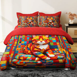 Gifts For Cat Lovers Quilt Bedding Set 03HUDT210125-Homacus