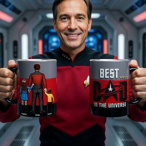 Deep Space Dad Magic Coffee Mug - Personalized Gifts For Dads 01OHQN060526HH-Homacus