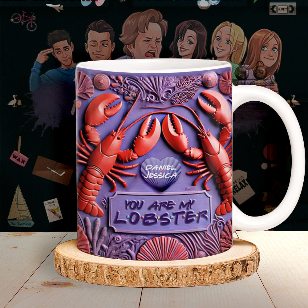 Personalized Gifts For Couple Mug, Lobster Couple 03QHLU101224-Homacus