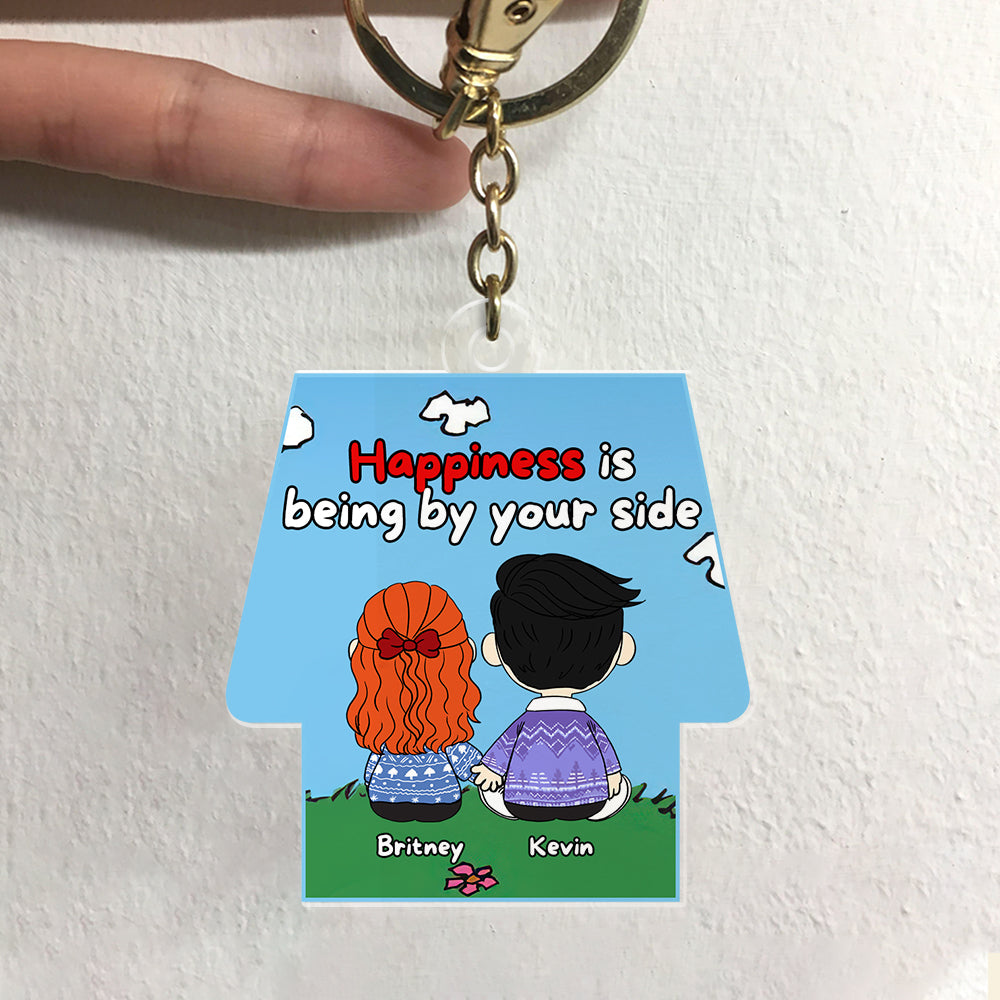 Personalized Gifts For Couple Keychain 01TODT051224HG-Homacus