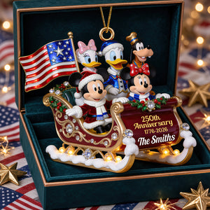 Patriotic Family Christmas Ornament - Personalized Gifts For Family 09pgdt131026