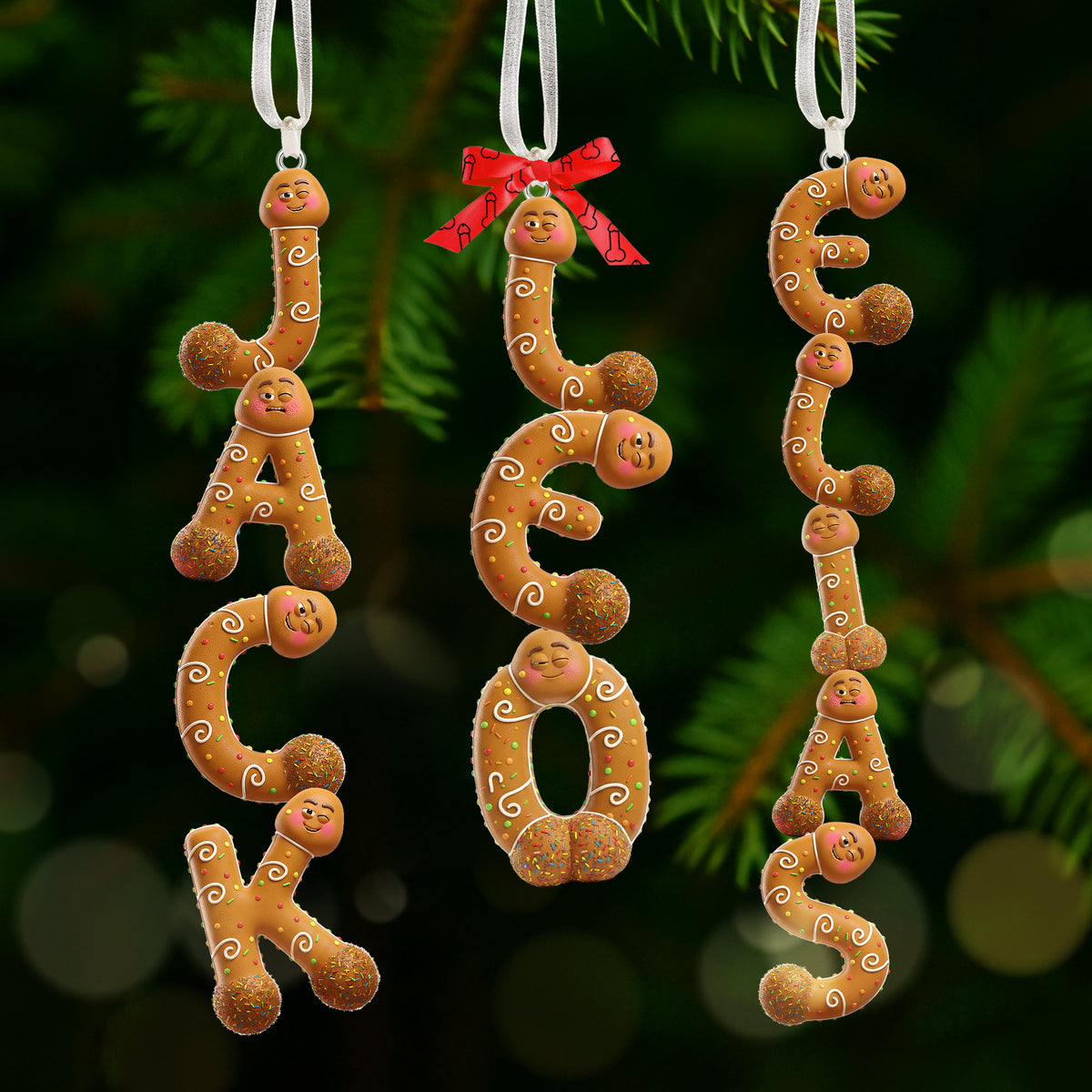 Gingerbread Ornament Tree Personalized Christmas Gifts 01TGMG271025-Homacus