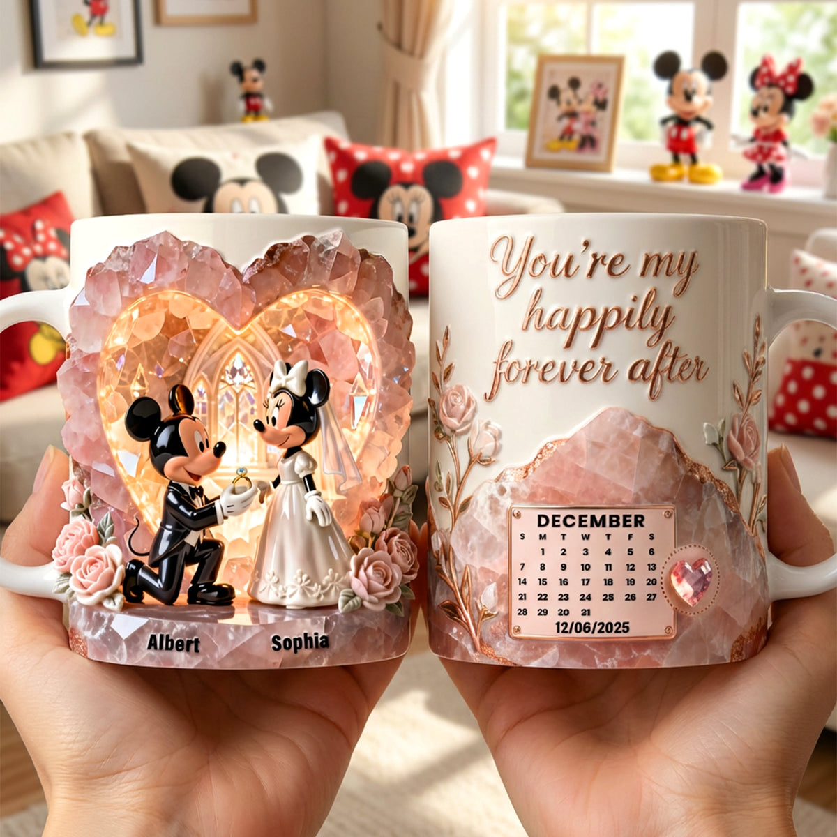 Wedding Couple Coffee Mug - Personalized Gifts For Couple 06paqn150126-Homacus