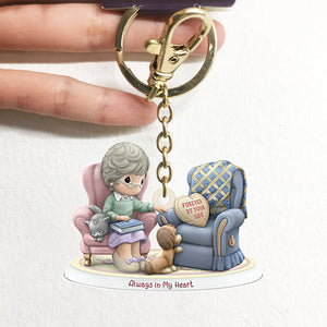 Personalized Gifts For Heaven Couple Keychain 02OHDT140125-Homacus