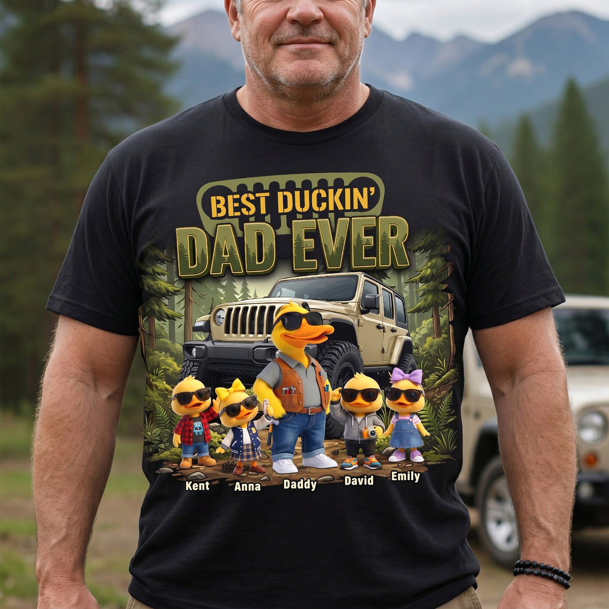 Wandering Duck Dad Squad Shirt - Personalized Gifts For Off-road Loving Dad 02qhqn180526-Homacus
