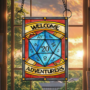 Gifts For Gamers, Welcome Adventures Suncatcher Ornament 02NAMH040924-Homacus