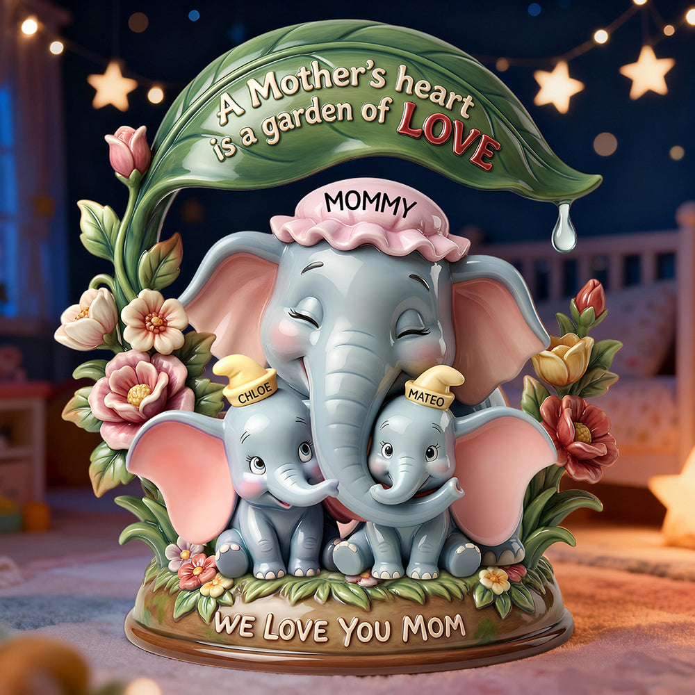 Mother’s Garden Of Love Acrylic Plaque - Personalized Gifts For Mom 04padt310126-Homacus