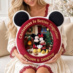 Forever Love Custom Shaped Pillow - Personalized Christmas Gifts For Couples 03ttdt091026-Homacus