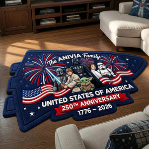 Legend Warriors - Celebrating USA 250th Anniversary Custom Shaped Doormat - Personalized Gifts For Family 01paqn300426-Homacus