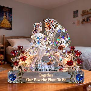 Crystal Couple Acrylic Plaque - Personalized Gifts For Couple 02OHLU040226-Homacus