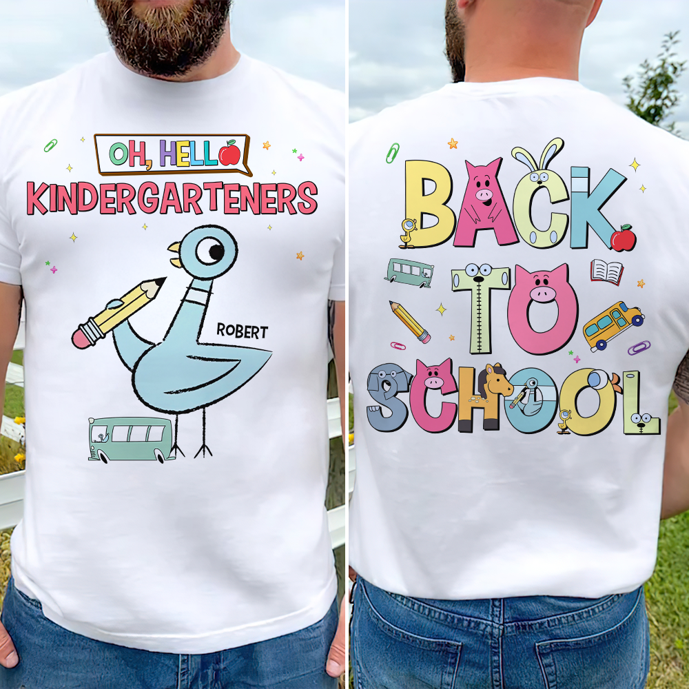 Back To School Shirt - Personalized Gifts For Teacher 02HUPU120725-Homacus