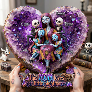 Scary Mom And Kids Acrylic Plaque - Personalized Gifts For Mom 01HUDT020426-Homacus
