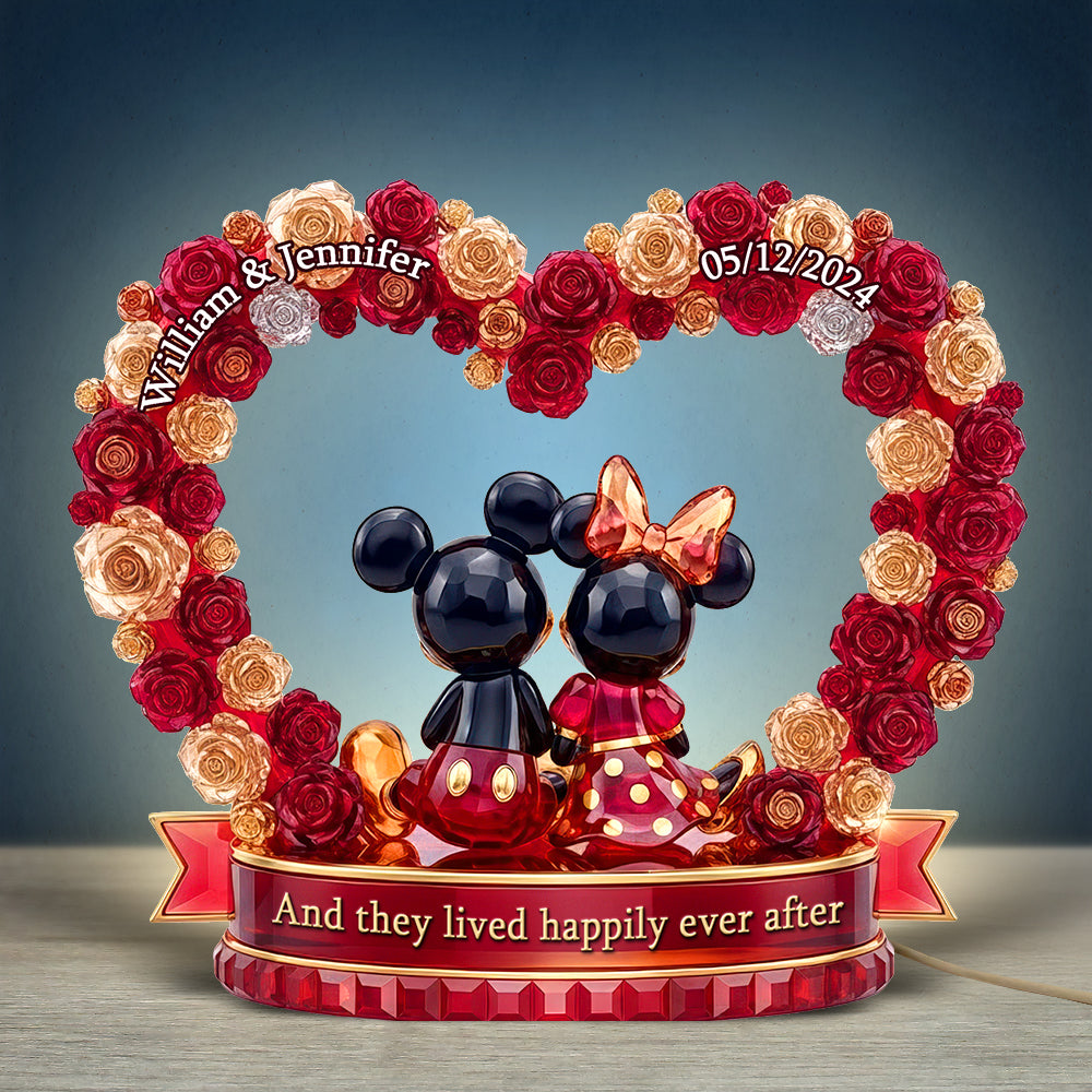 Romantic Couple Acrylic Light Box - Personalized Gifts For Couples 06toqn111225-Homacus