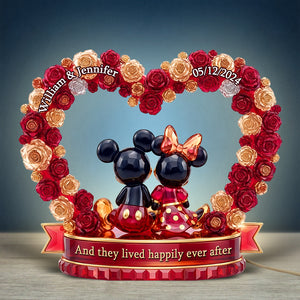 Romantic Couple Acrylic Light Box - Personalized Gifts For Couples 06toqn111225-Homacus