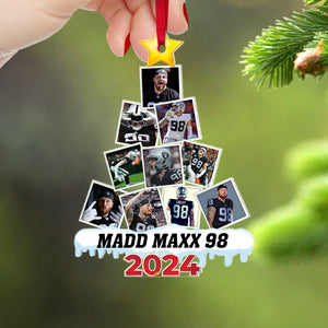 Custom Photo Gifts For American Football Fans Christmas Ornament 08dgpu150824 ct141124-Homacus