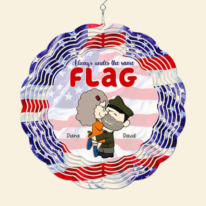 Personalized Gifts For Veteran Couple Wind Spinner 04toqn160125hg-Homacus