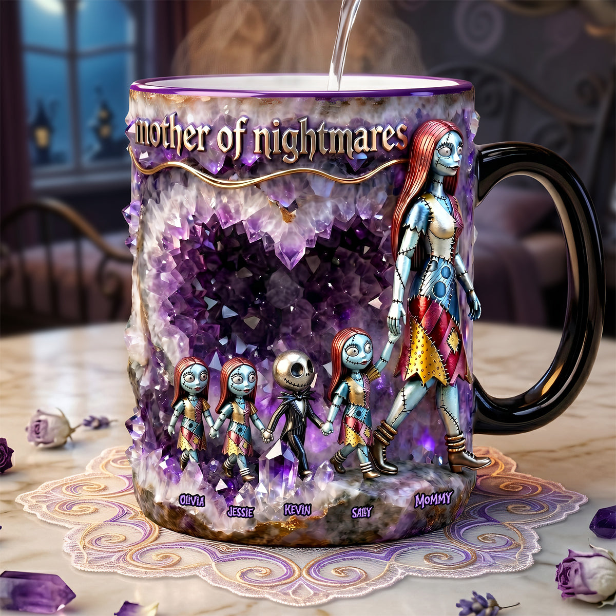 Mother Of Midnight Magic Ceramic Coffee Mug - Personalized Gifts For Mom 01TGTA210426-Homacus