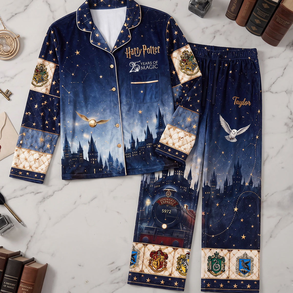 To The Fantasy Land Pajama Set - Personalized Gifts 02qhta260826-Homacus