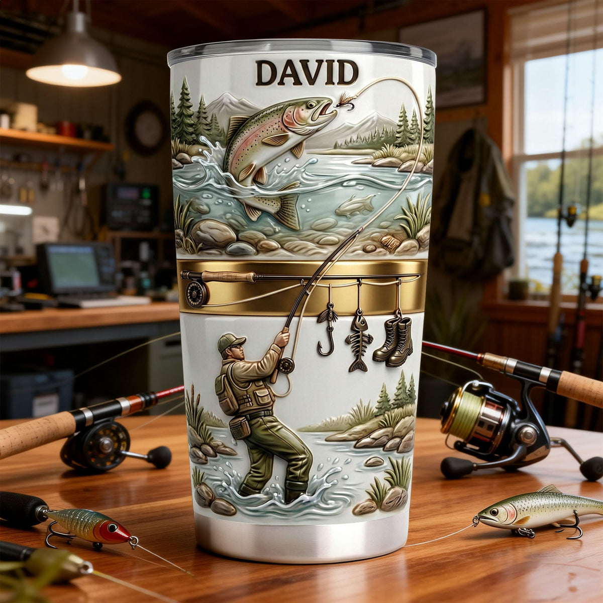 Lake Days Fishing Tumbler - Personalized Gifts For Fishing Lovers 01PALU200126-Homacus