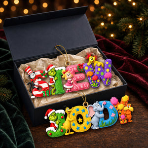 Christmas Alphabet Ornament - Personalized Gifts For Christmas 03padt081026-Homacus
