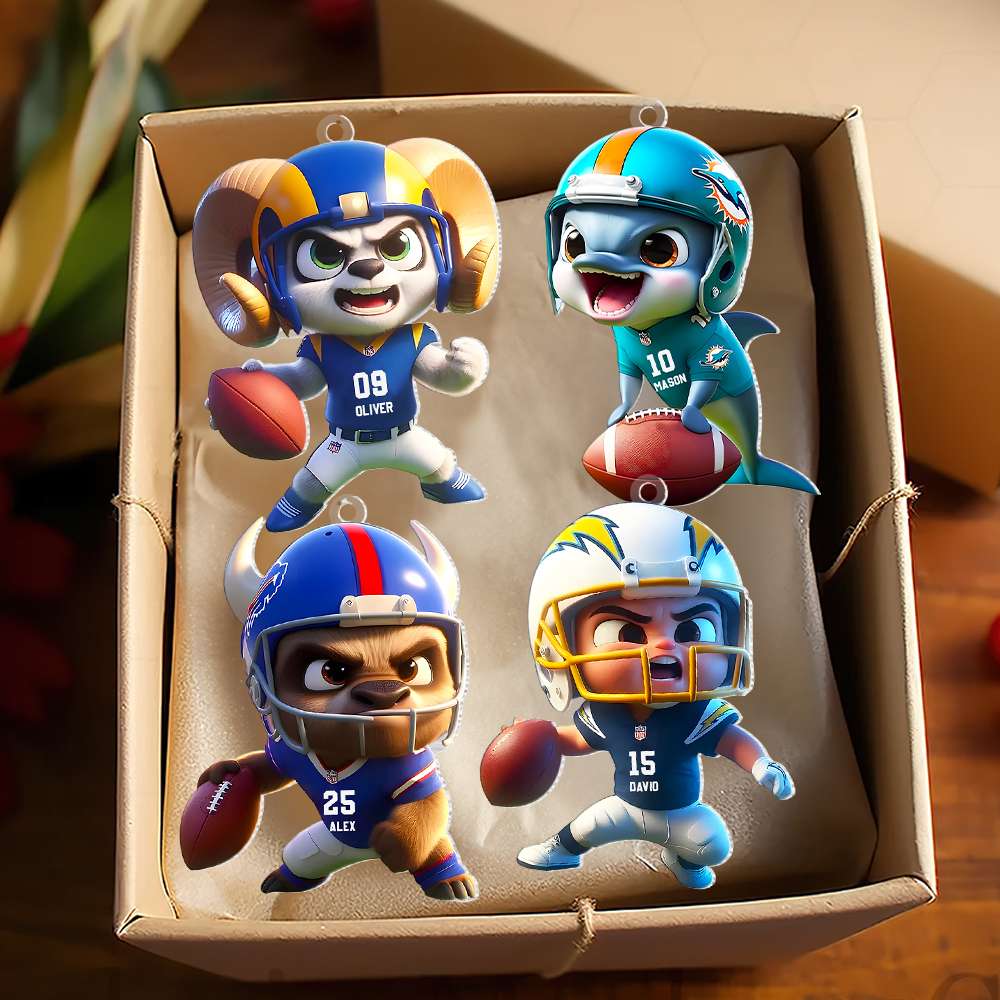 Personalized Christmas Gifts For Football Lover Ornament 01HUMH221124-Homacus