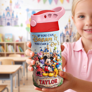 Happy Friends 12oz Colorful Kid Tumbler Personalized Gifts For Kids 03TYTA270726-Homacus