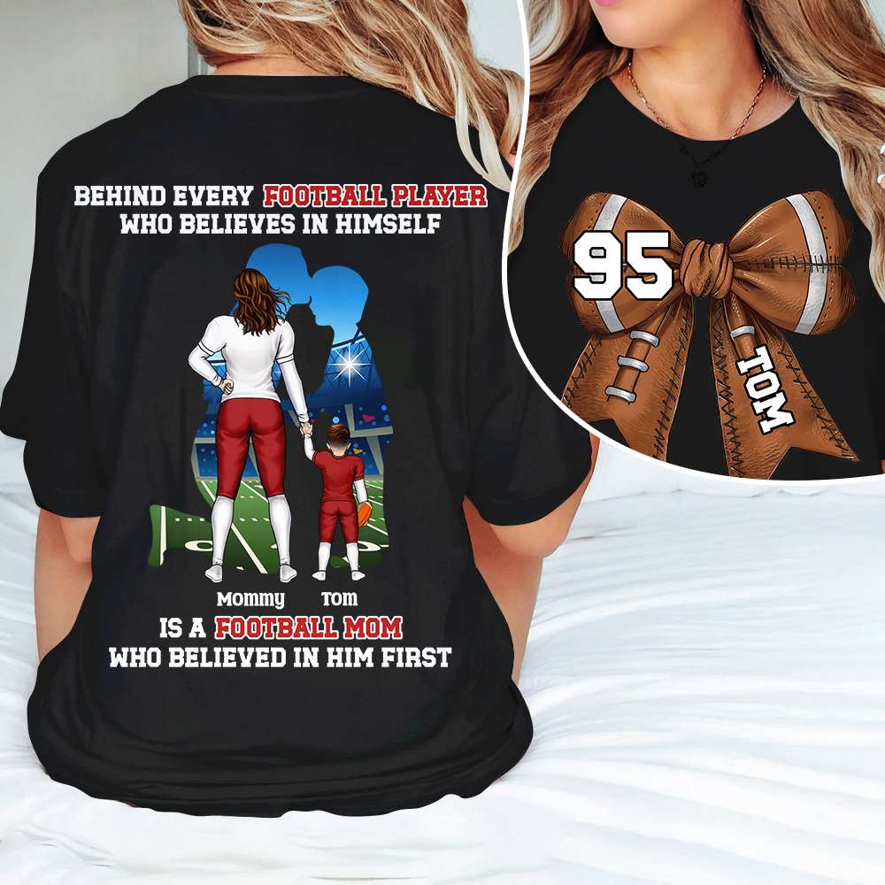 Football Mom Shirt Personalized Gifts For Mom 01OHDT010425PA-Homacus