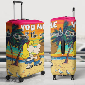 Personalized Gifts For Couple Luggage Cover You Me And The Sea 03XQLU191224HG-Homacus