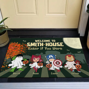 Personalized Gifts For Family Doormat 03xqtn030824 Halloween Boo-Homacus