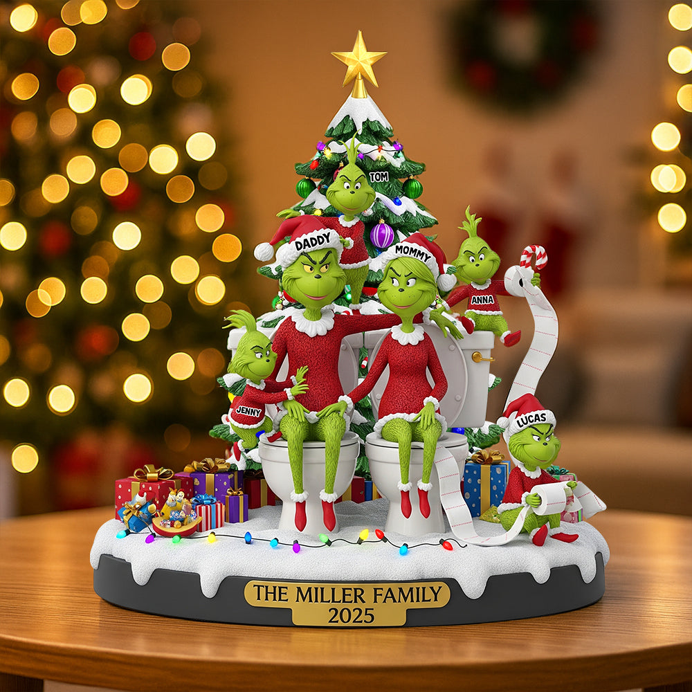 Personalized Christmas Gifts For Family Plaque 03natn180925-Homacus