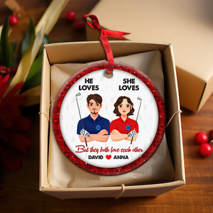 Personalized Gifts For Golf Lovers Couple Christmas Ornament 02hupu151024pa-Homacus