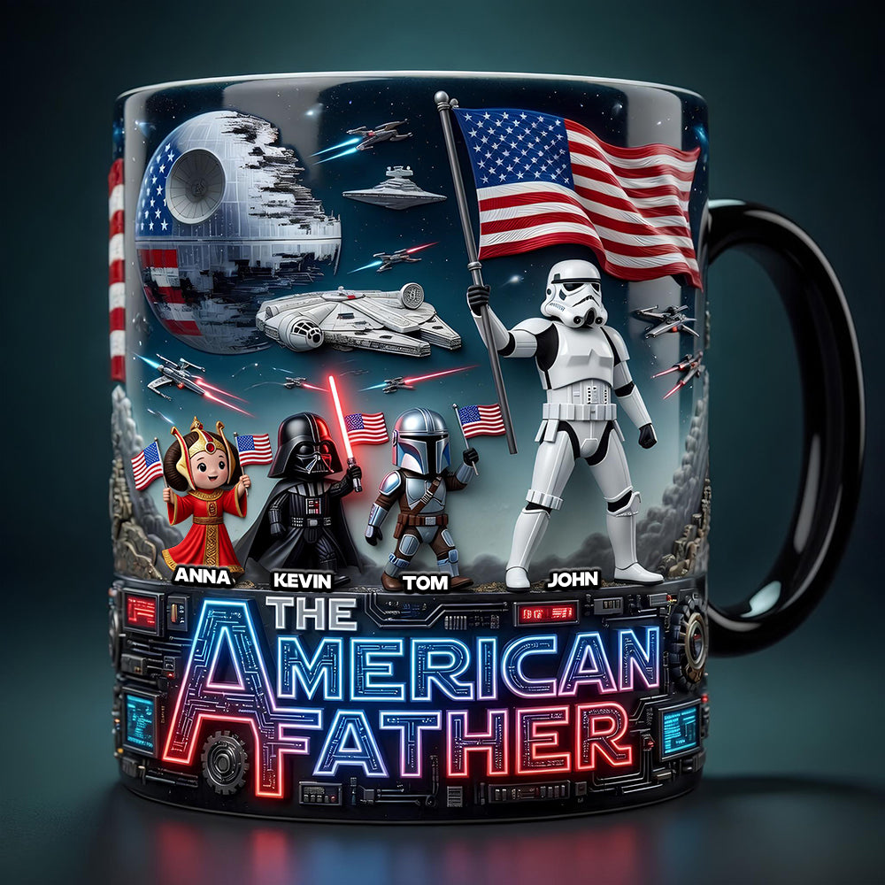 Dad Patriot Troop Magic Mug - Personalized Gifts For Dads 02qhdt010526-Homacus