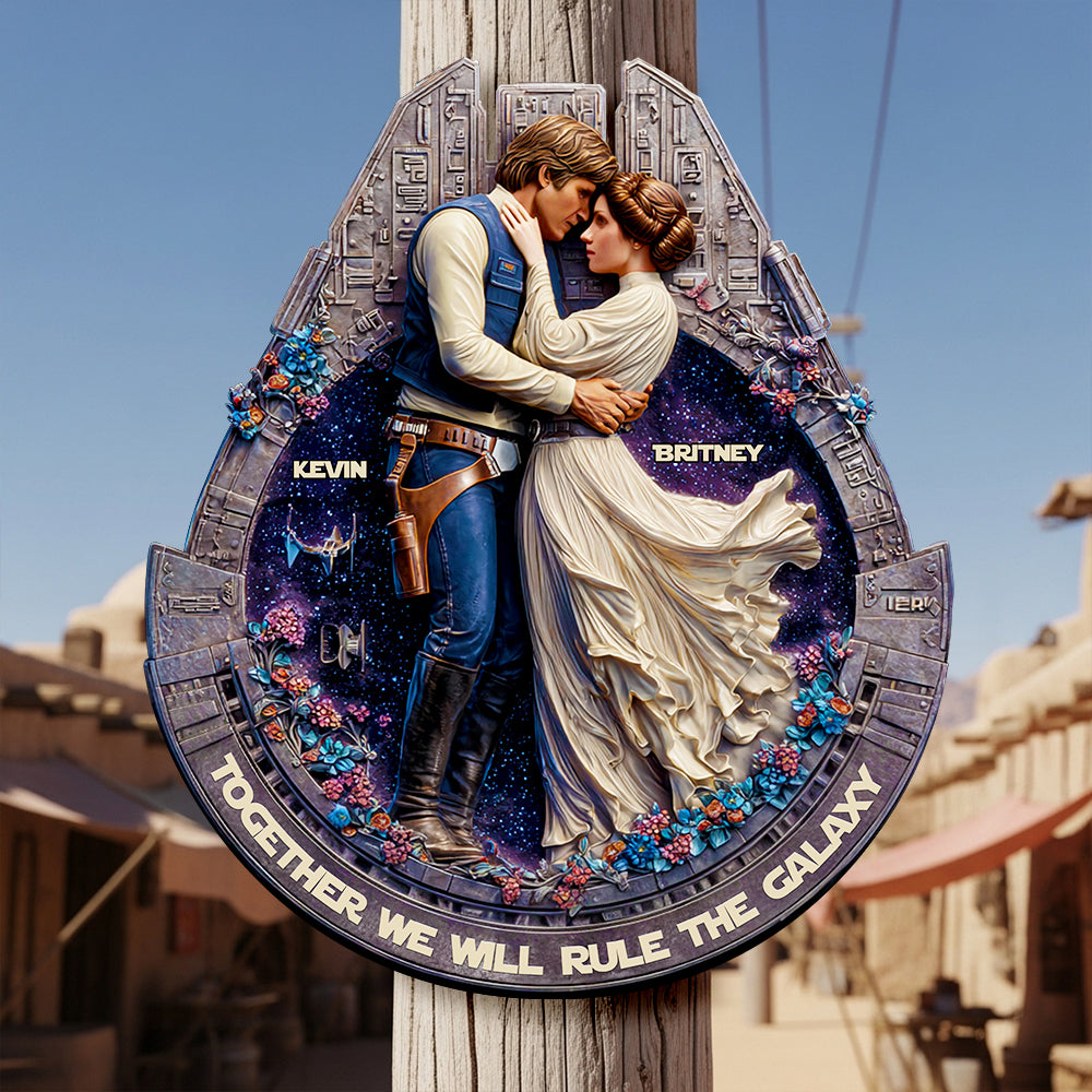 Galaxy Couple Lover Wood Sign Personalized Gifts For Couple 01TGDT030625-Homacus