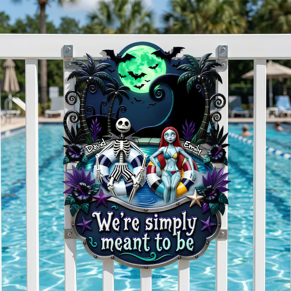 Cute Couple Metal Sign - Personalized Gifts For Couple 04TODH190626-Homacus