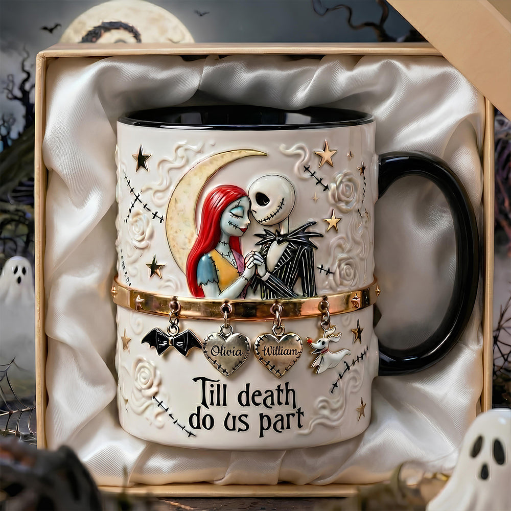 Spooky Couple Mug - Personalized Gifts For Couple 04TGDT191225-Homacus