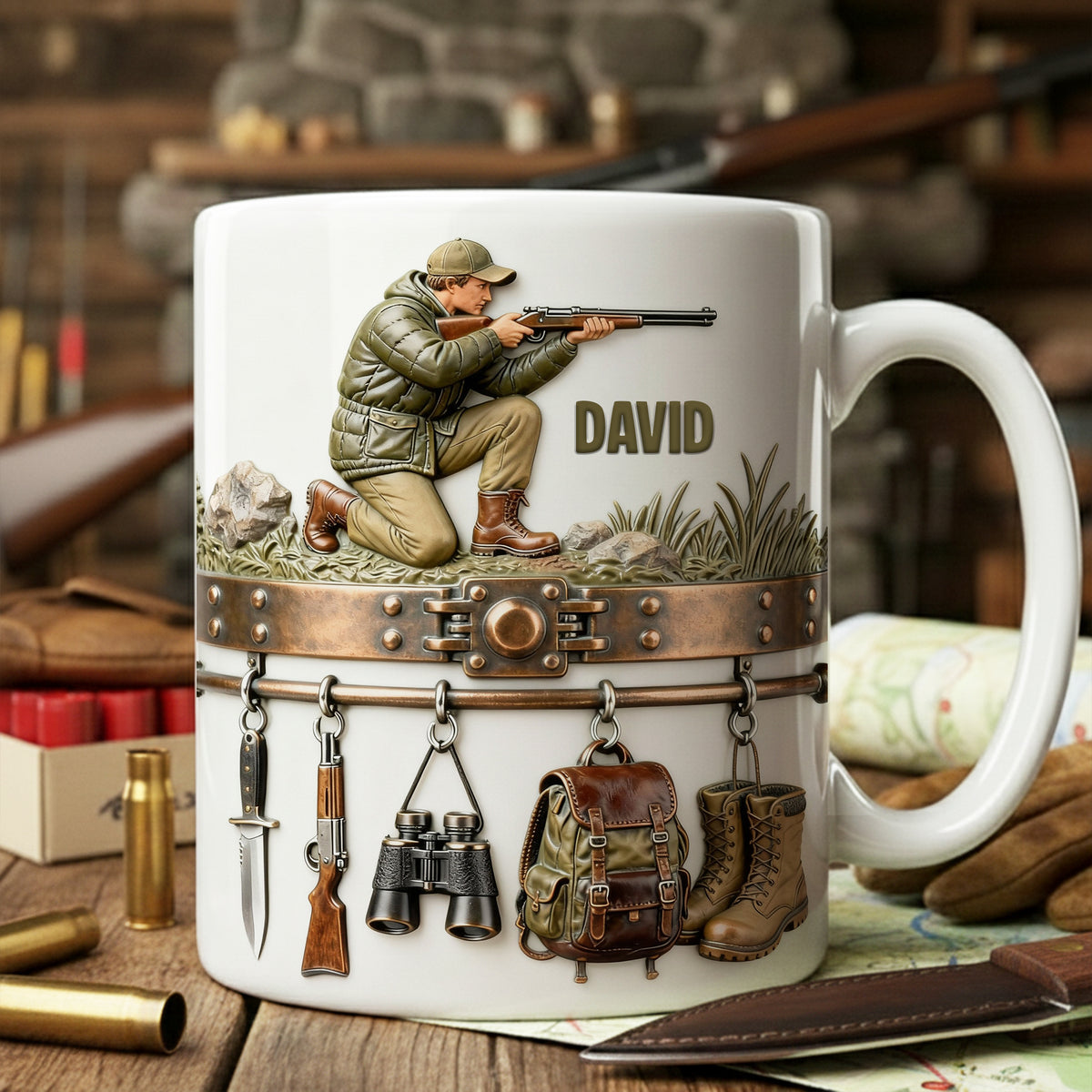 Hunter Coffee Mug - Personalized Gifts For Hunters 07tolu201225-Homacus