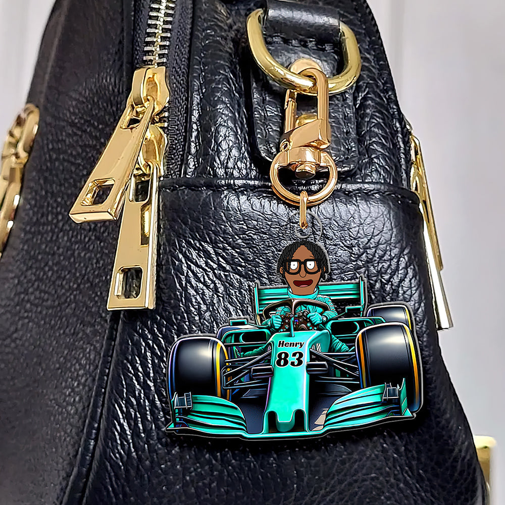 Personalized Gifts For Racers Keychain 05OHQN080225HG-Homacus